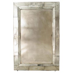 Specchi da parete in vetro acidato di Murano Seguso