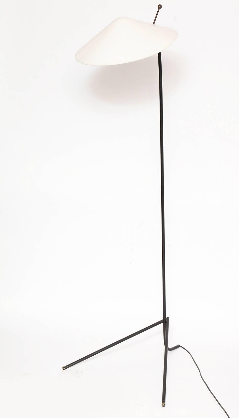 Articulated Floor Lamp, French, circa 1950s In Good Condition In New York, NY