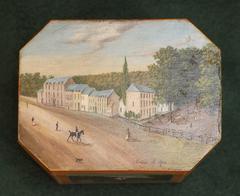 French Painted Tea Box