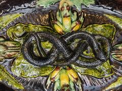 Portuguese Palissy Style Platter