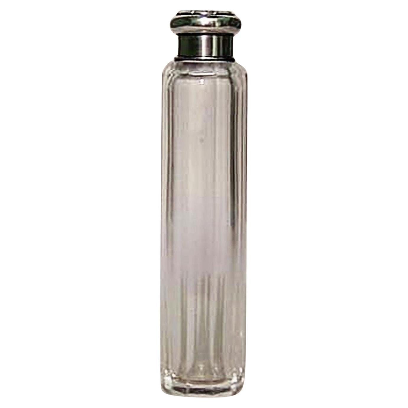 English Victorian Crystal Perfume Bottle For Sale