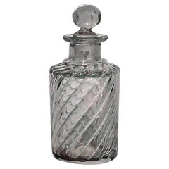 French Victorian Baccarat Crystal Perfume Bottle