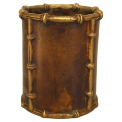 English Regency Style Bronze Pencil Cup