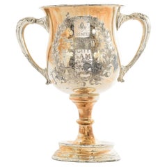 Engraved Souvenir Early 20th-Century Silver Metal Trophy