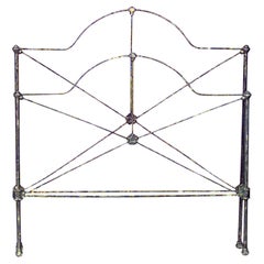 American Victorian Style Iron Twin Bed