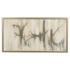 Mid-Century American Calligraphic Abstract Painting