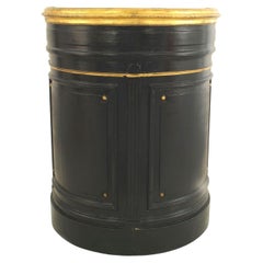 19th Century American Victorian Demilune Lectern in Painted Pine