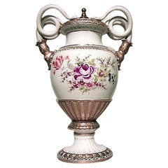 German White Meissen Porcelain Vase