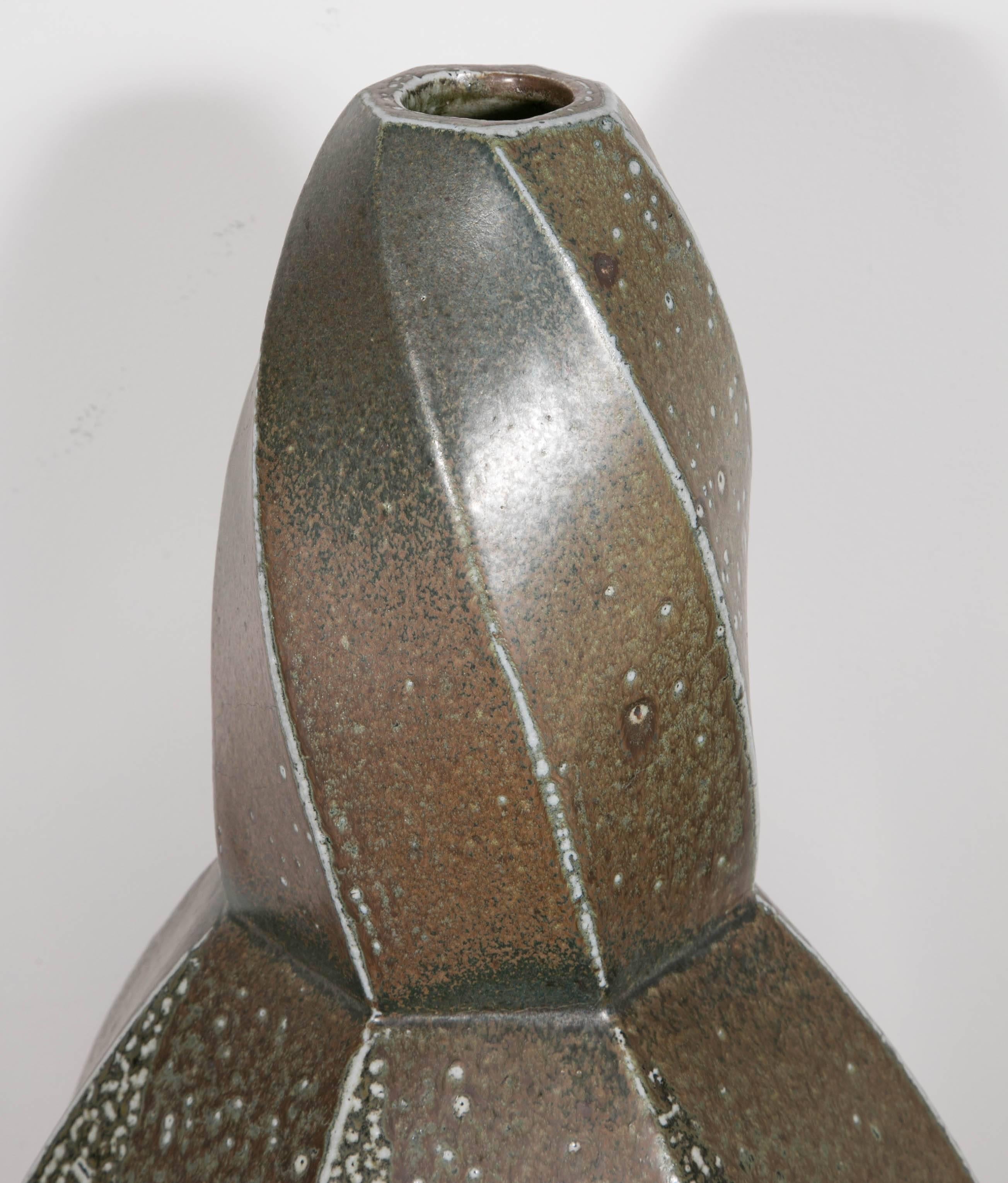 Modern Important Vase in Danish Glazed Ceramic