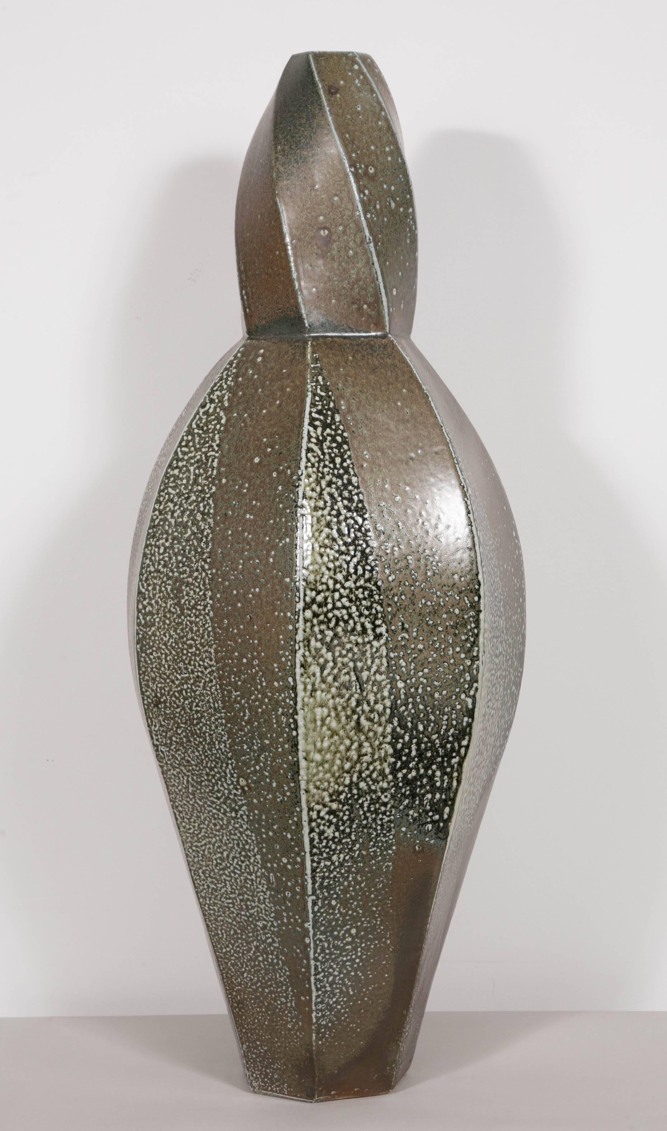 Important Vase in Danish Glazed Ceramic 1
