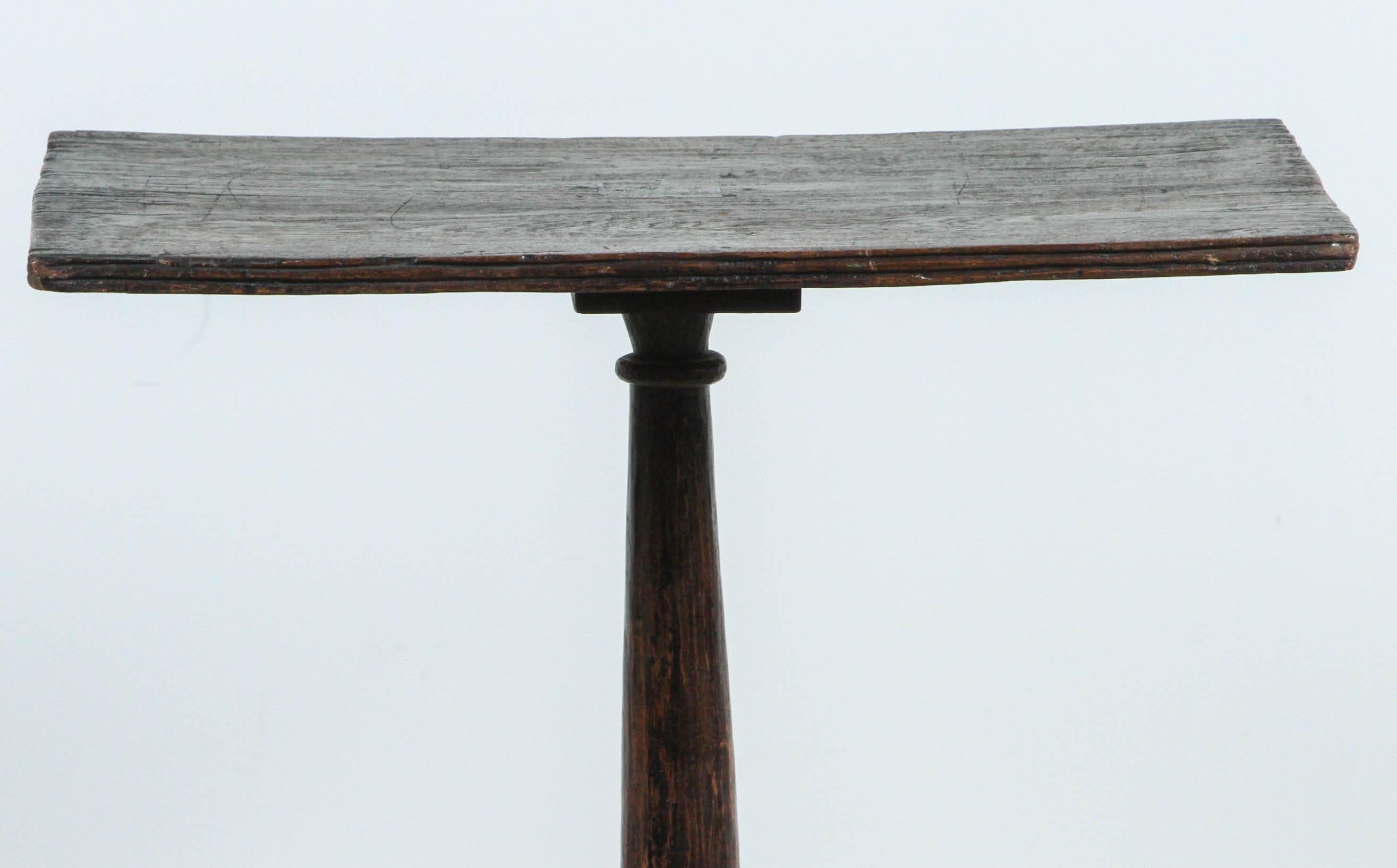 Primitive Pedestal Side Table 2