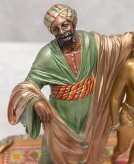 Cold Painted Vienna Bronze Arab and Slave Girl