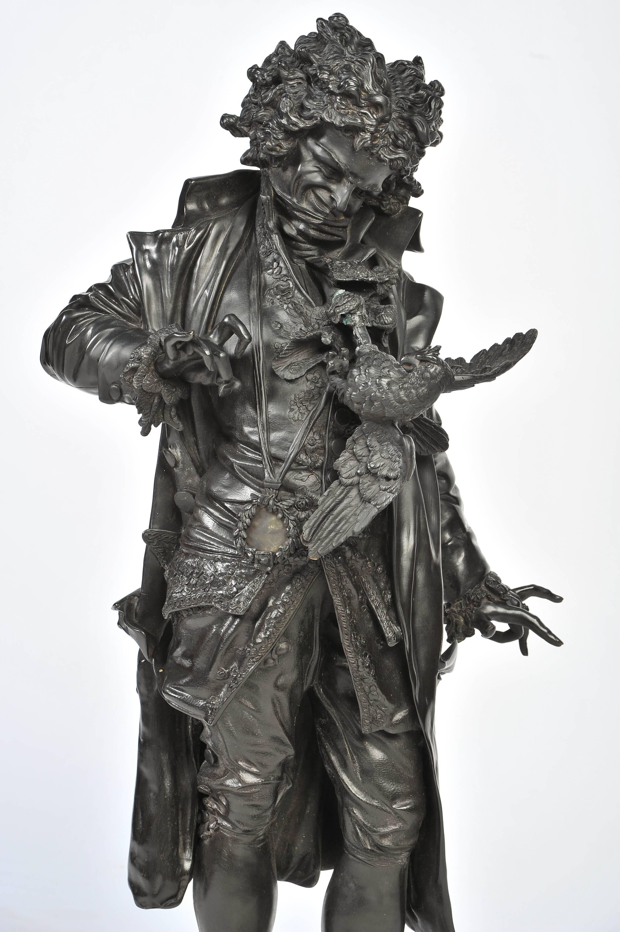 Cast Bronze by Pandiani of Beethoven