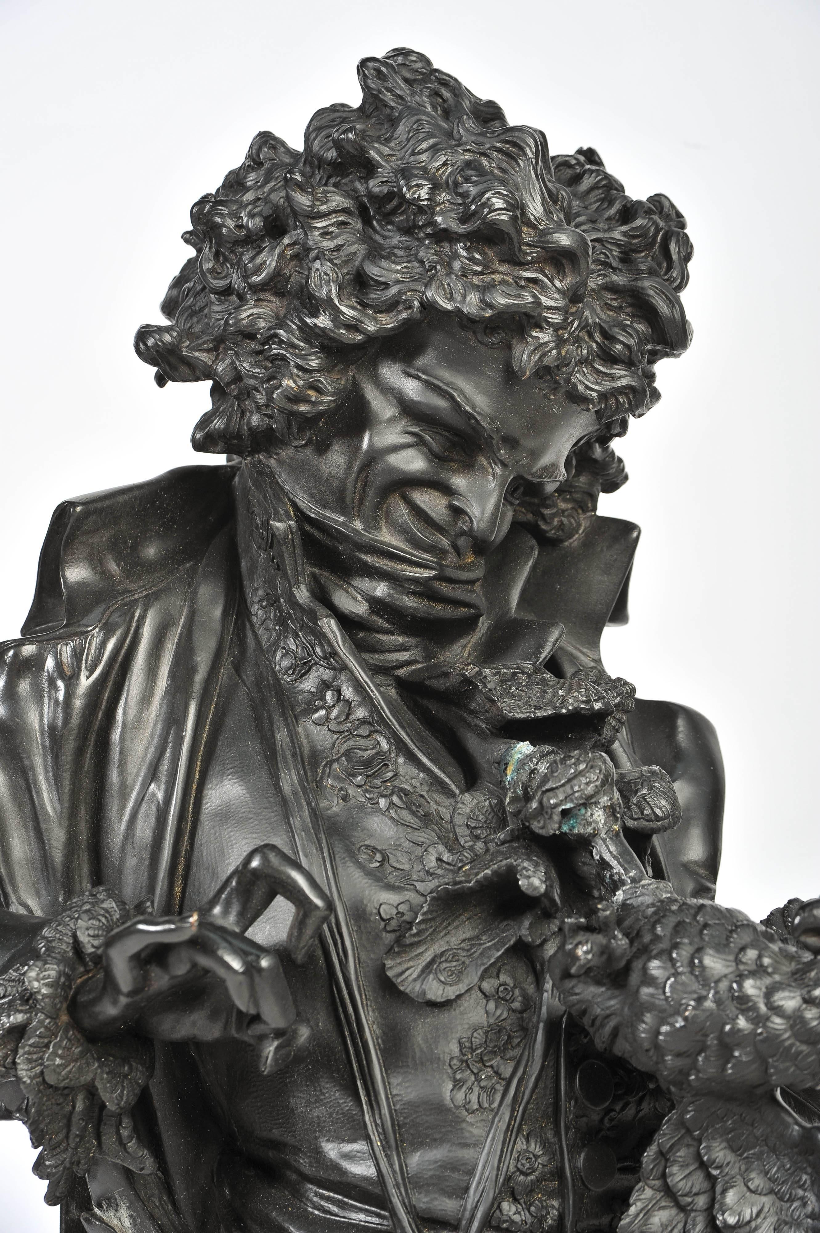 Bronze by Pandiani of Beethoven In Good Condition In Brighton, Sussex
