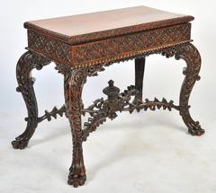 Pair of Anglo-Indian Card Tables, 19th Century