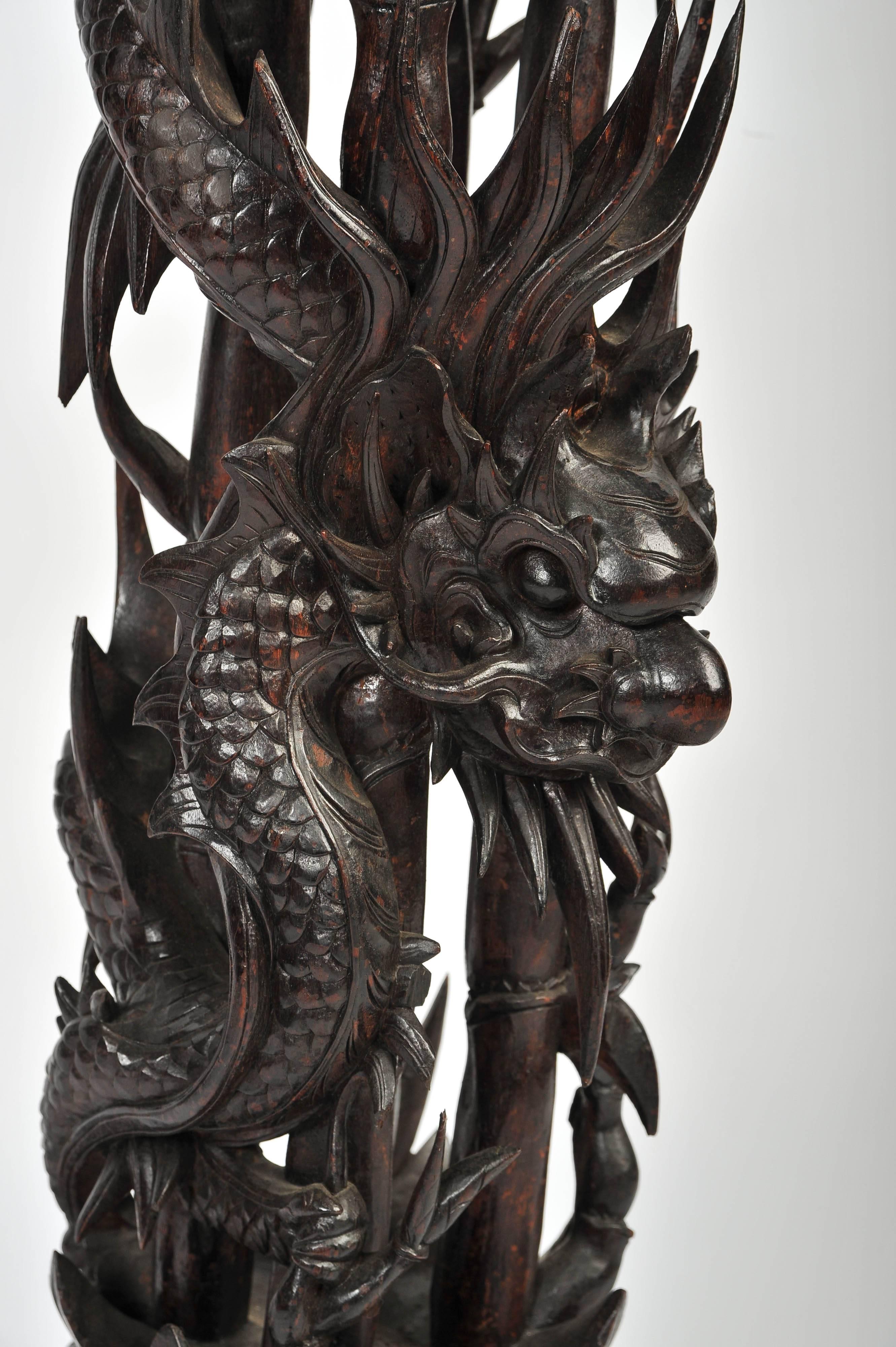 Pair of Chinese Torchas, 19th Century In Good Condition For Sale In Brighton, Sussex