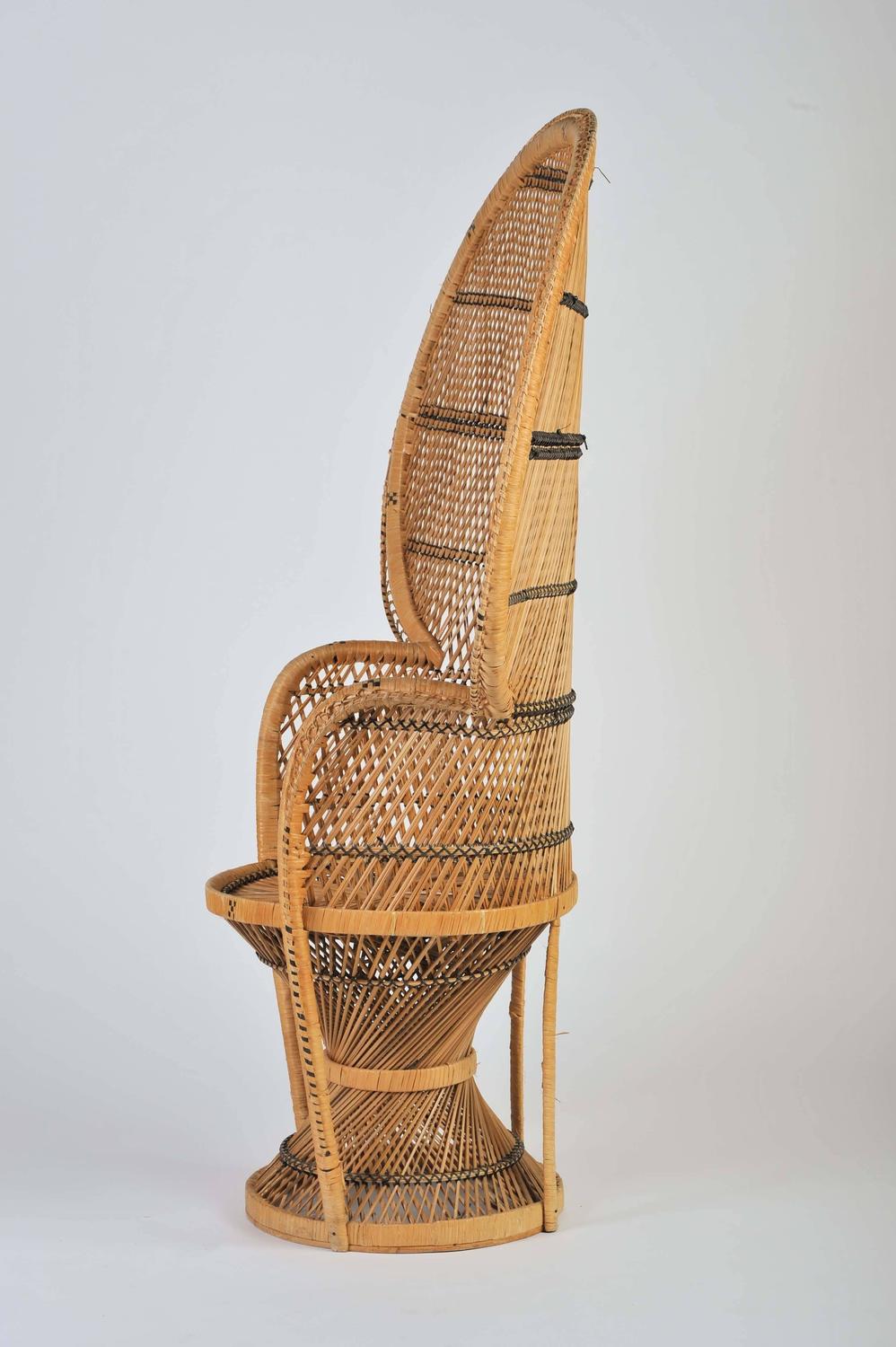 Emmanuel or 'Peacock' Chair, circa 1970s For Sale at 1stdibs