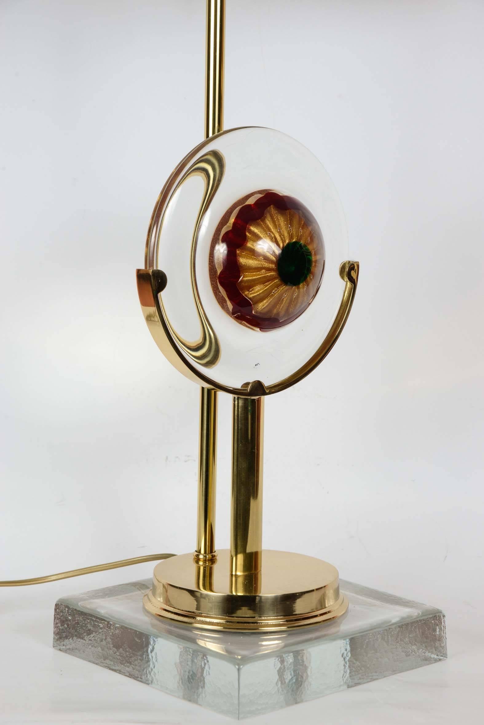 XXIe siècle et contemporain Paire de lampes en verre de Murano de Gianluca Fontana en vente