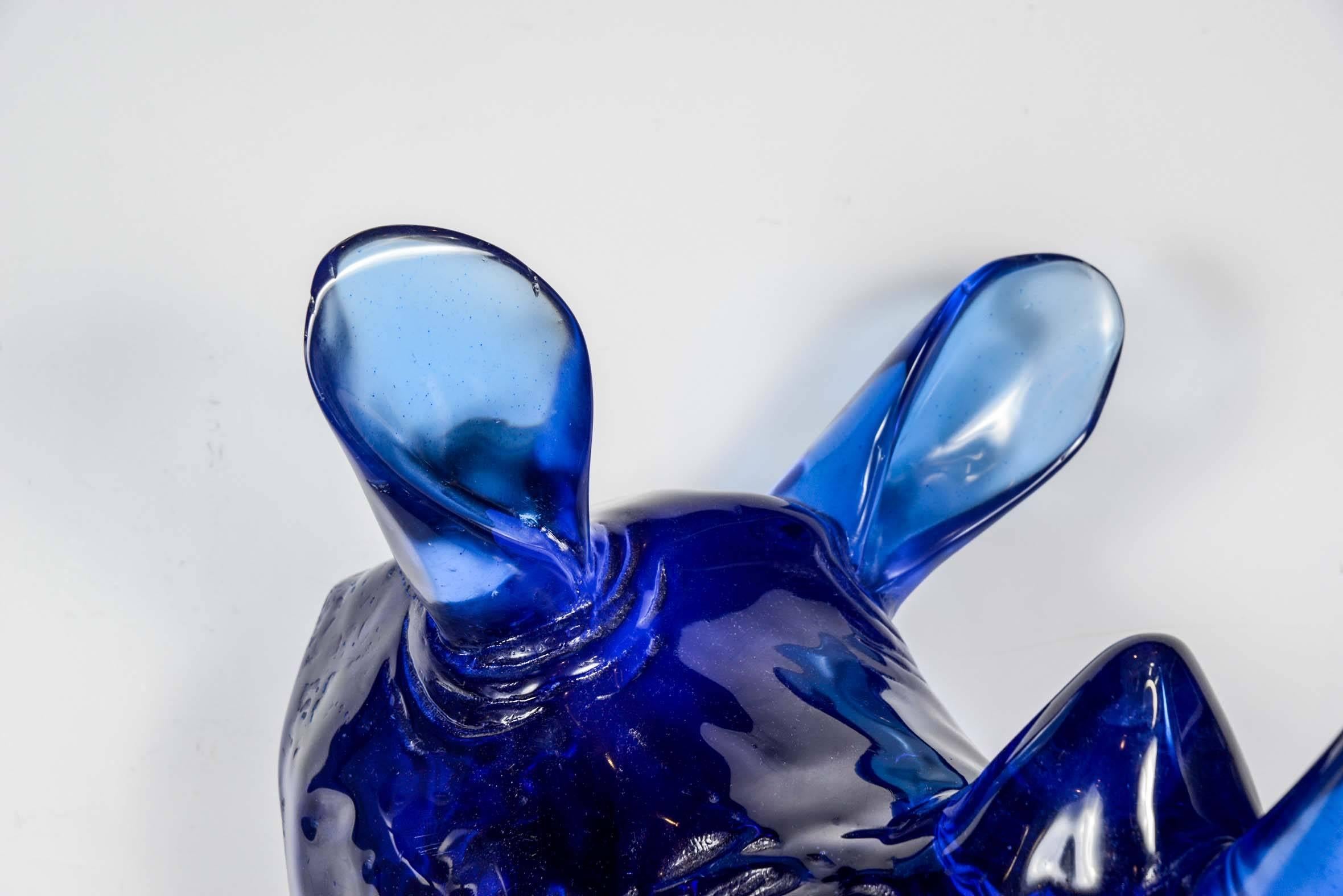 Français Superbe Blu Rhino conçu par Franco Gavagni en vente