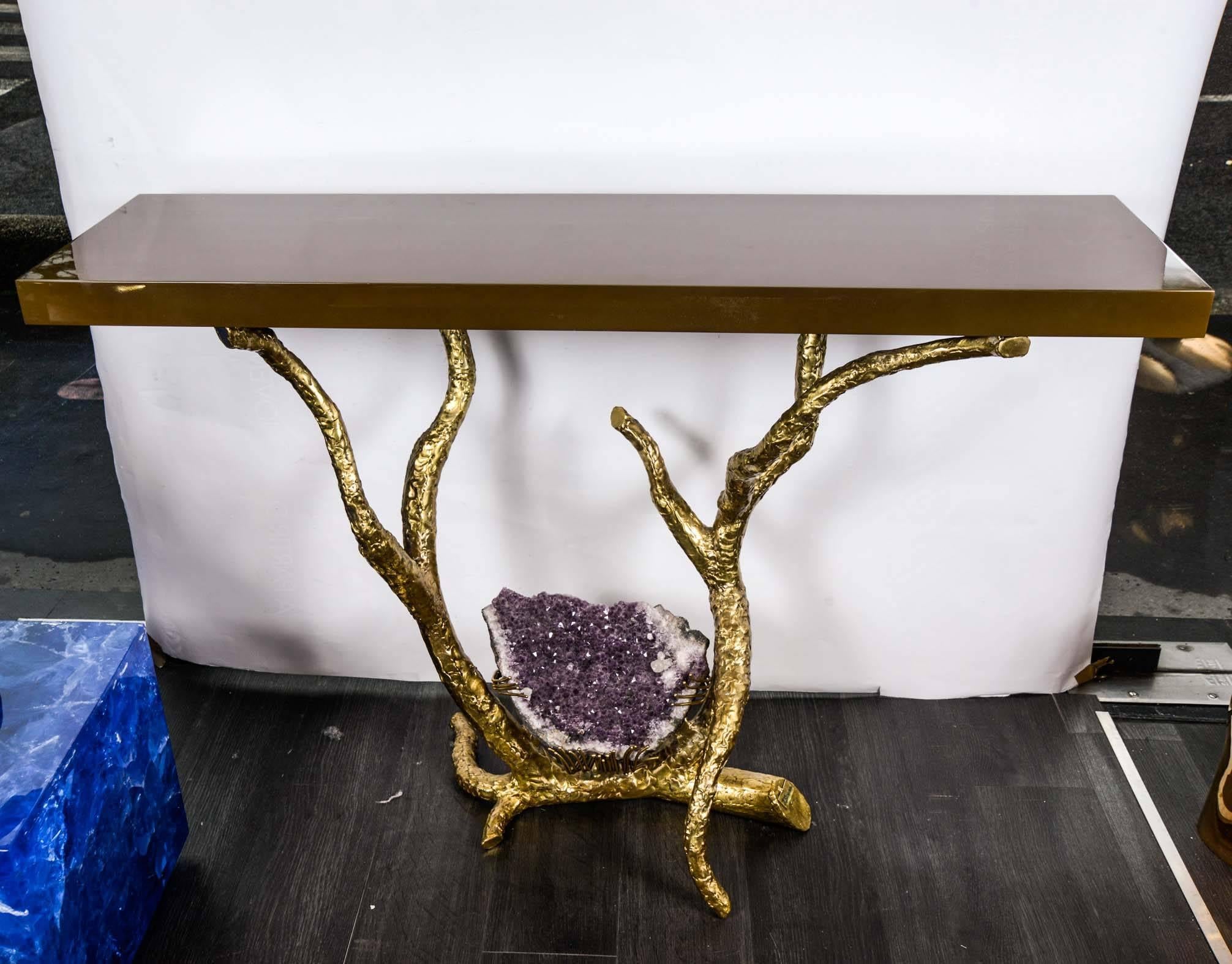 Consola única de Jacques Duval Brasseur en Bueno estado para la venta en Bois-Colombes, FR