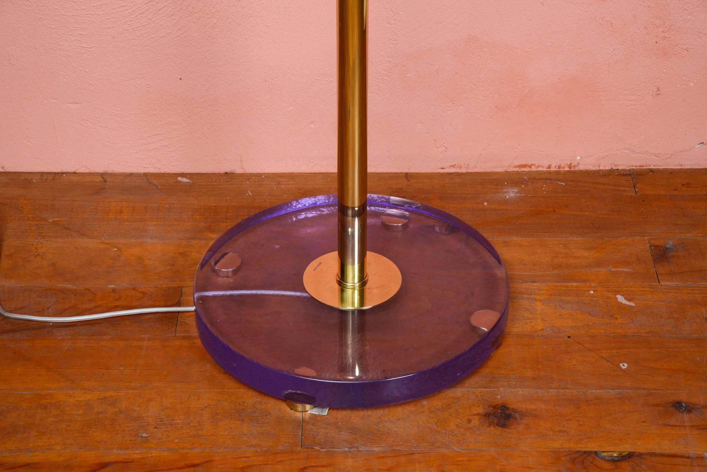 Fantastic floor lamp designed by Gianluca Fontana for Régis Royant Gallery.
Possibility of a second one.