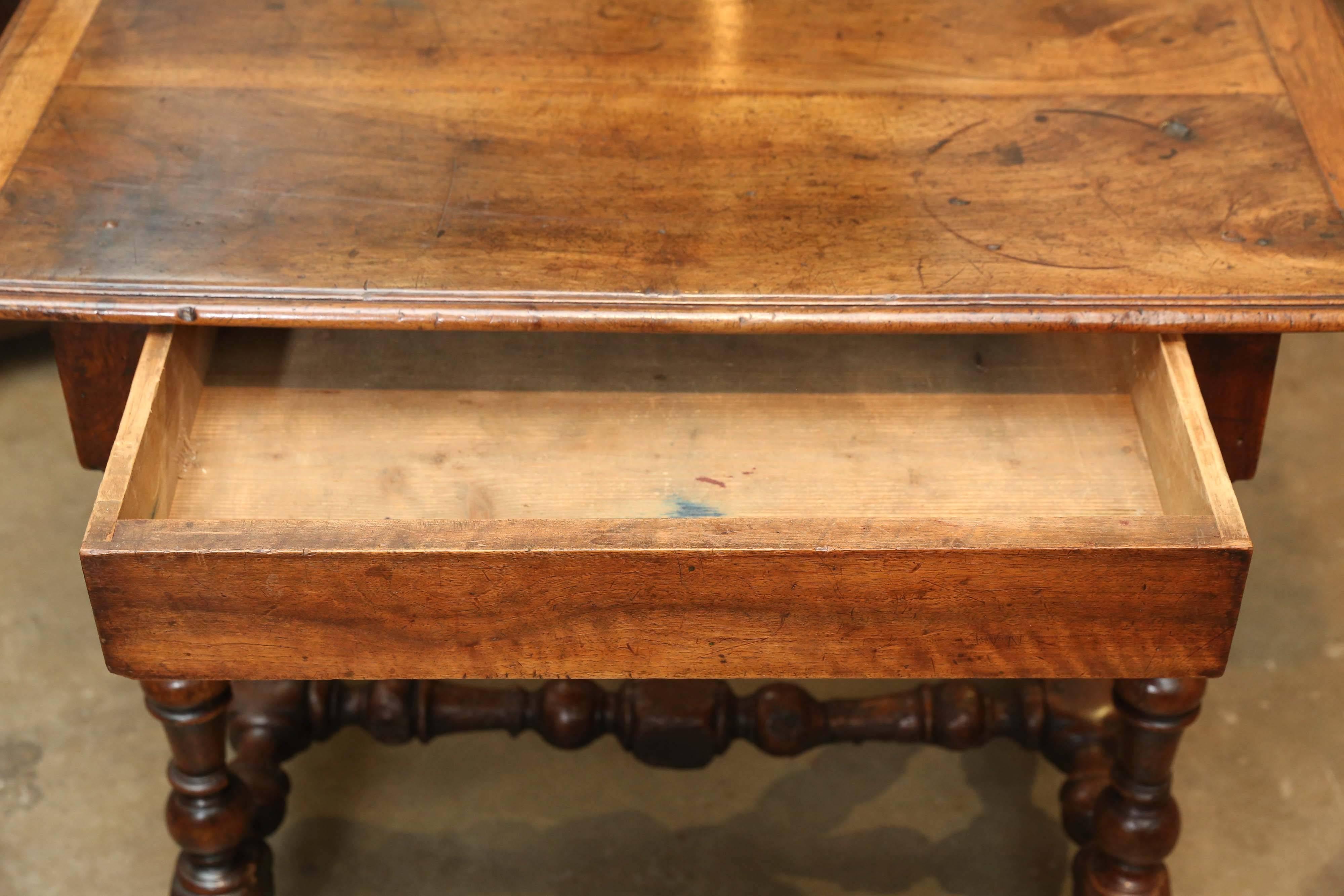 Antique 18th Century Walnut French Table 1