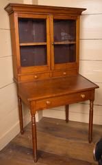 Early 19th Century Country Pine Secretary