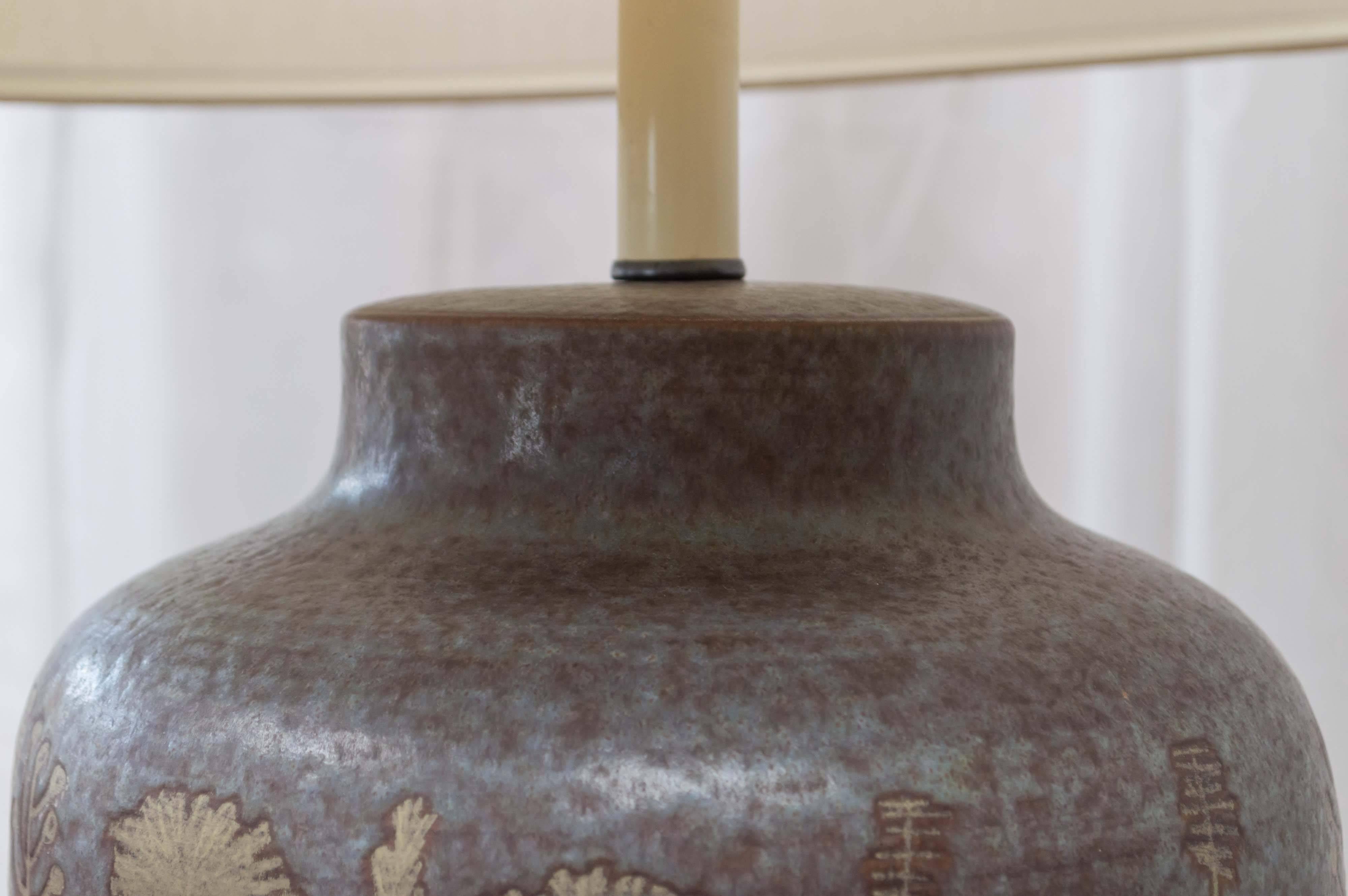 Fantastic Large-Scale Italian Ceramic Lamp 1
