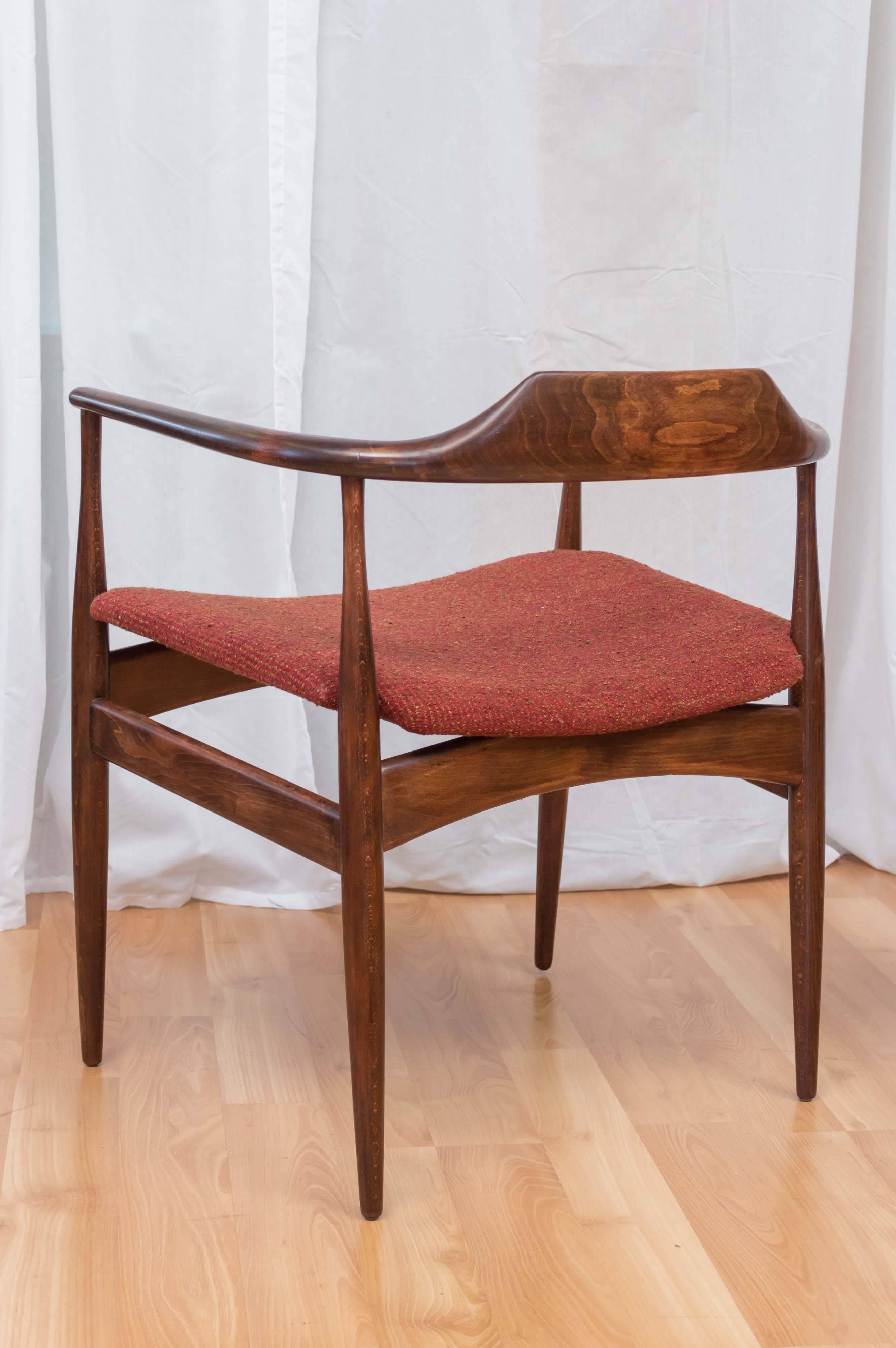 Mid-20th Century Six-Piece Set of Dining Chairs by Ib Kofod-Larsen for Selig
