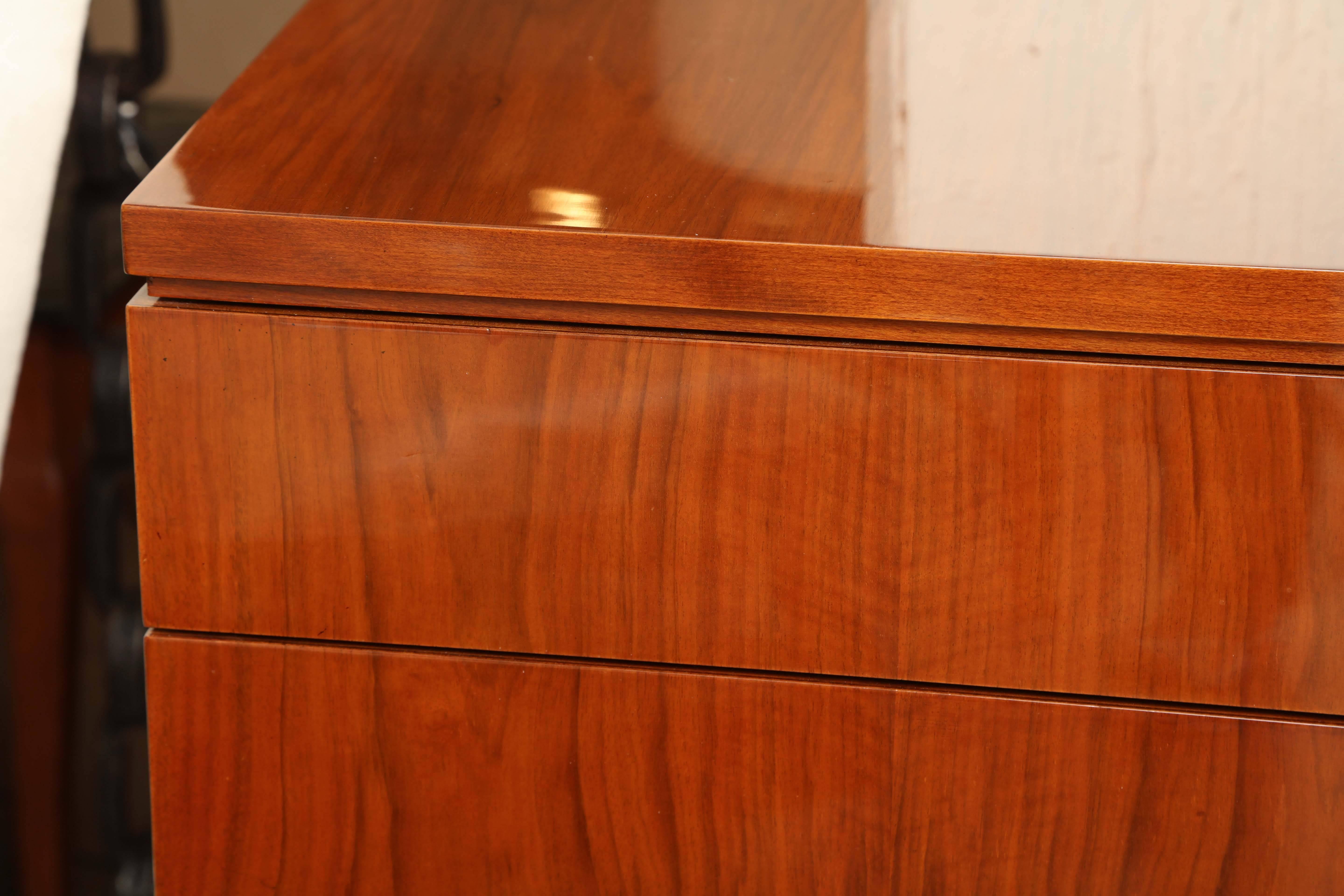 Lacquered Art Deco Chest of Drawers For Sale
