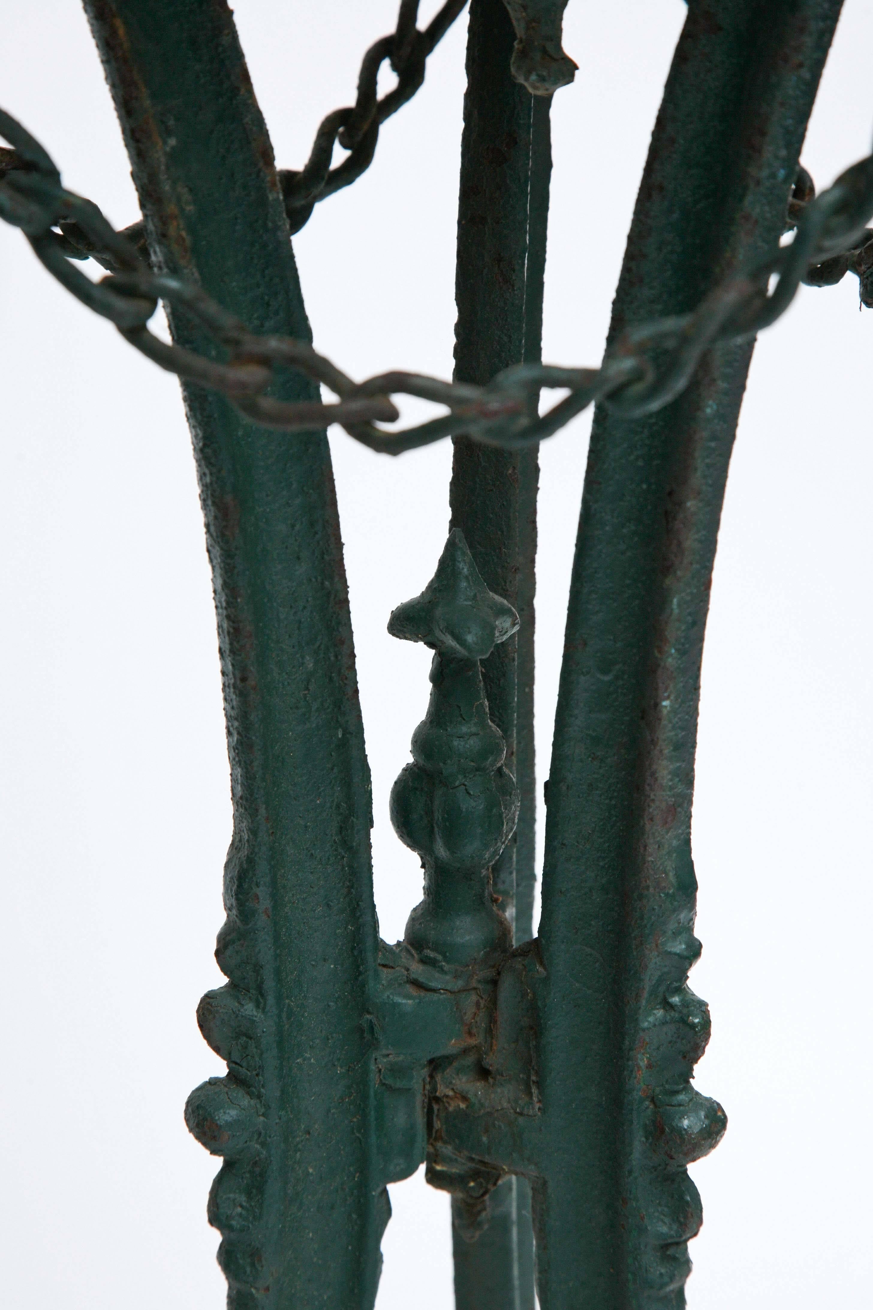 Unusual Pair of 19th Century Cast Iron Plant Stands 2