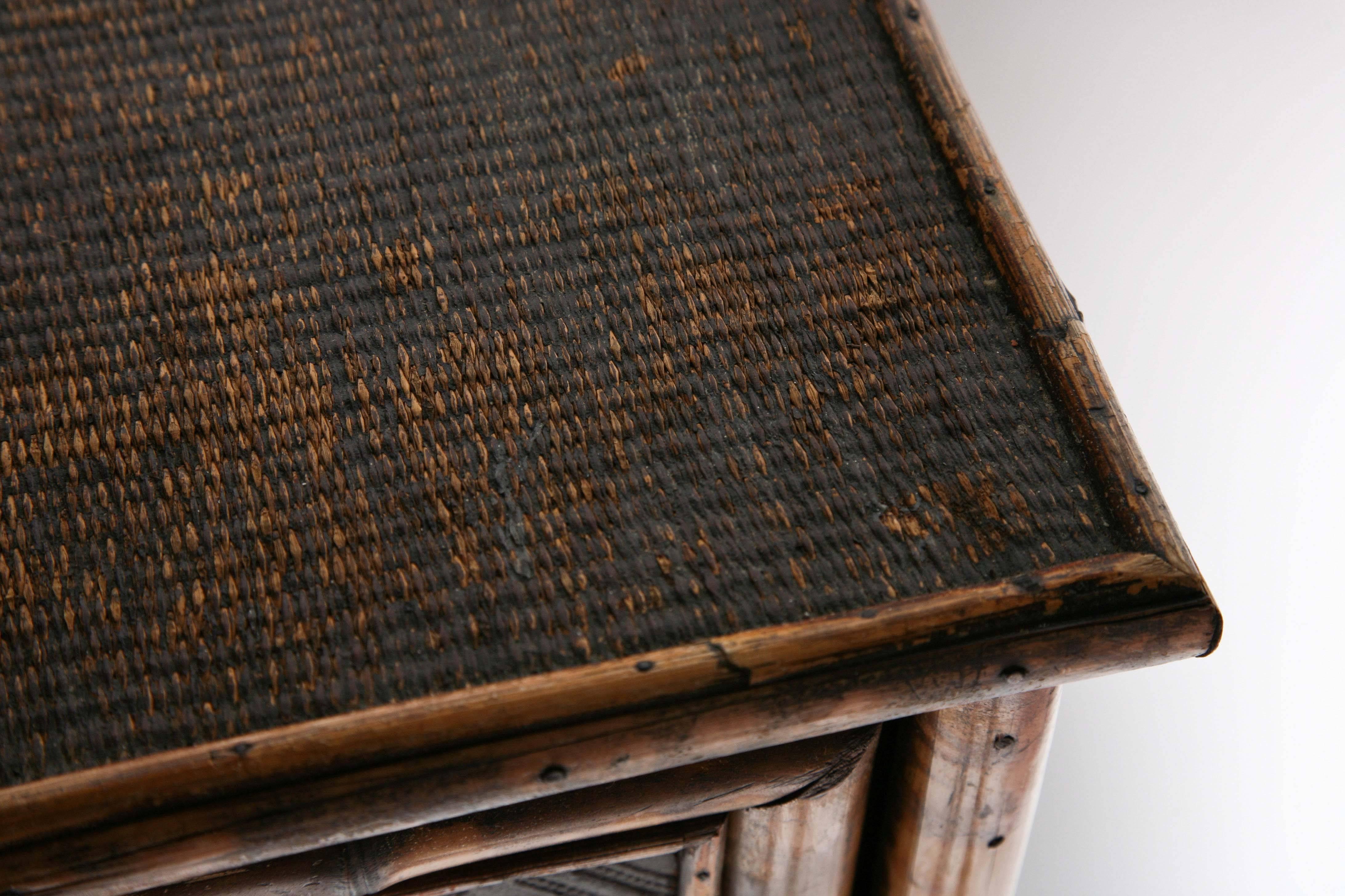 19th Century English Bamboo Bookcase/ Music Cabinet 3