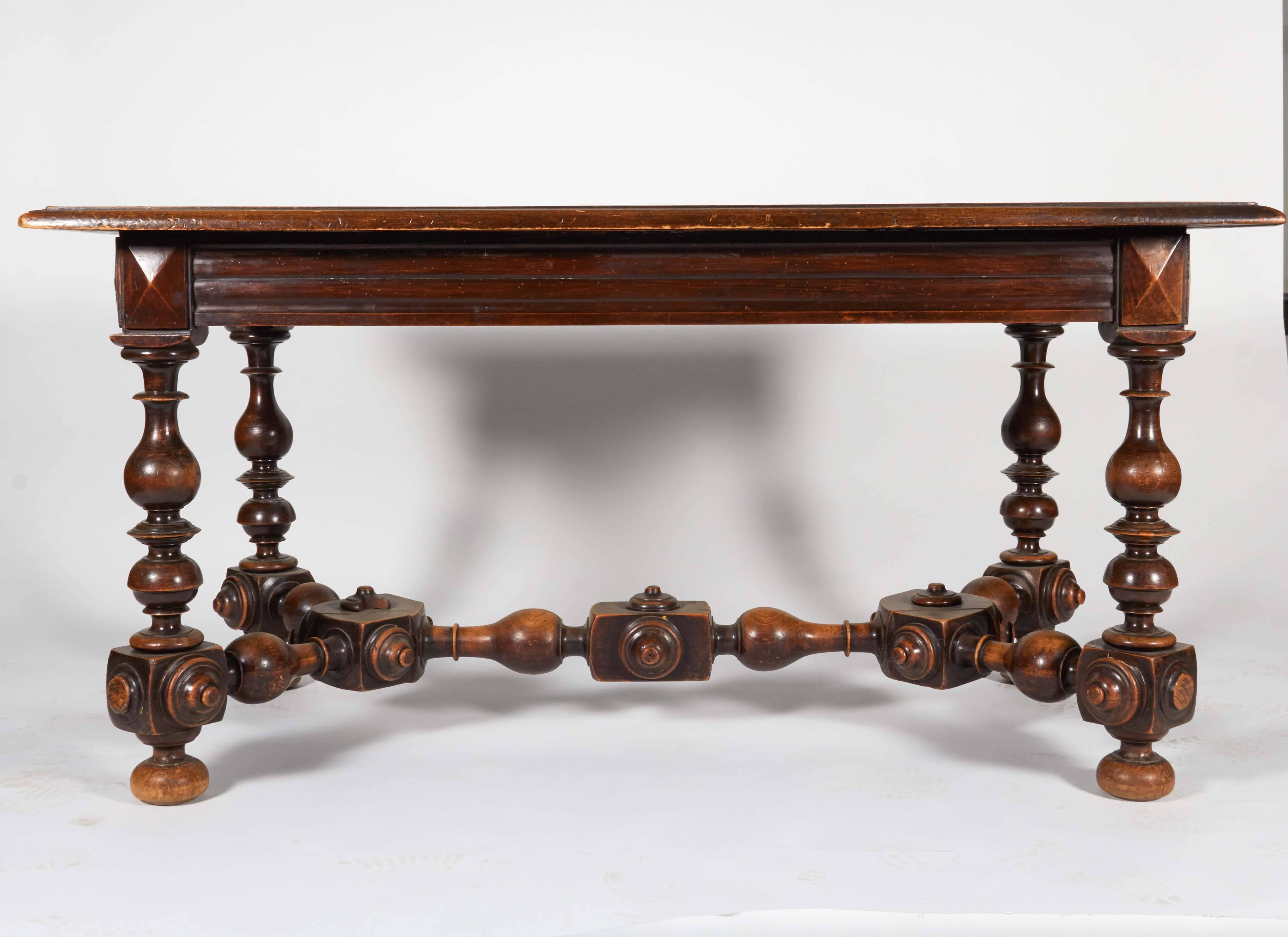 Ornate carved leg table with a gleaming finish. Perfect for a serving or console table.

Not available for sale or to ship in the state of California.