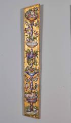 Very Fine Pair of Italian Venetian Gold Micromosaic Wall Plaques Decor