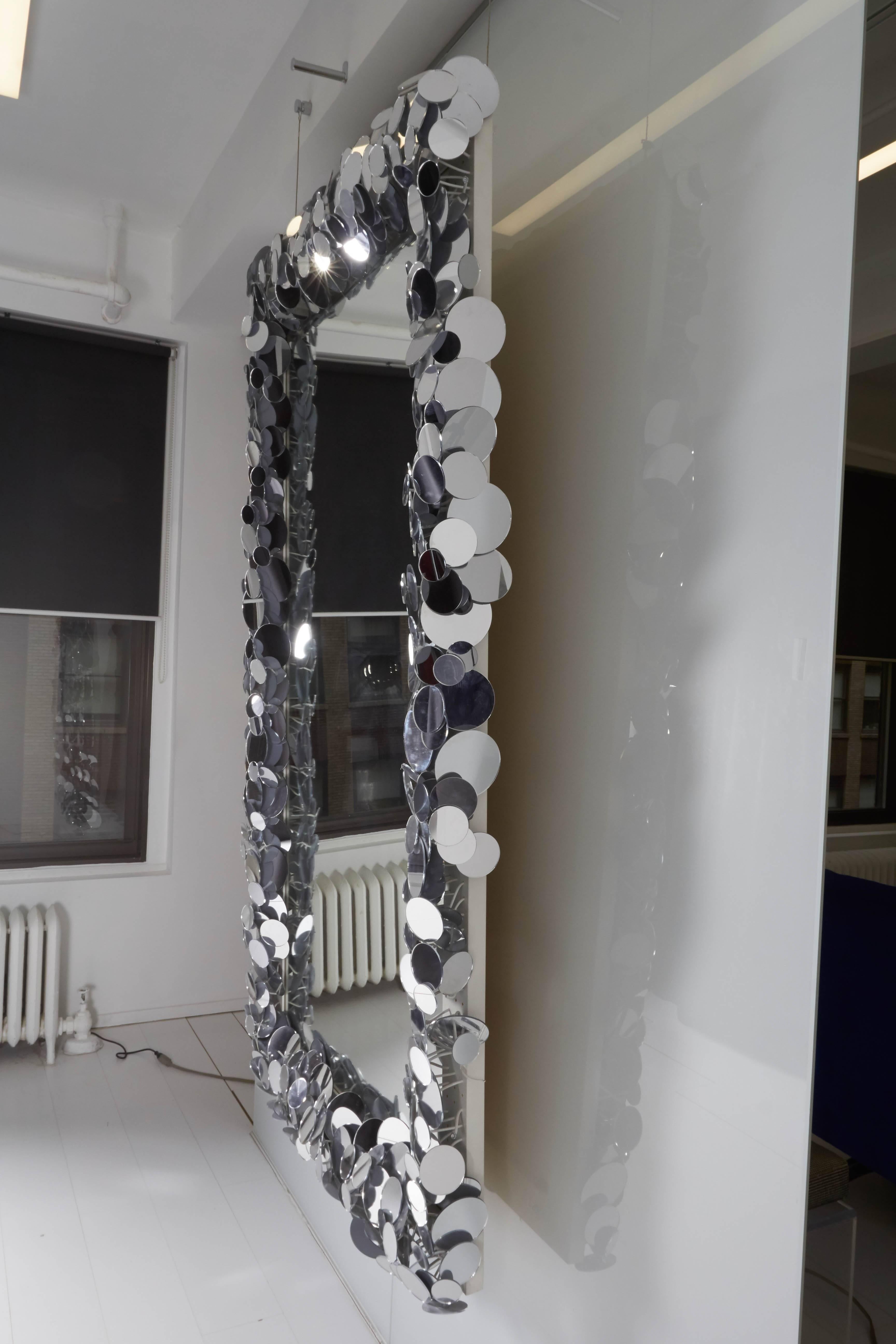 Contemporary Large Custom Mirror For Sale