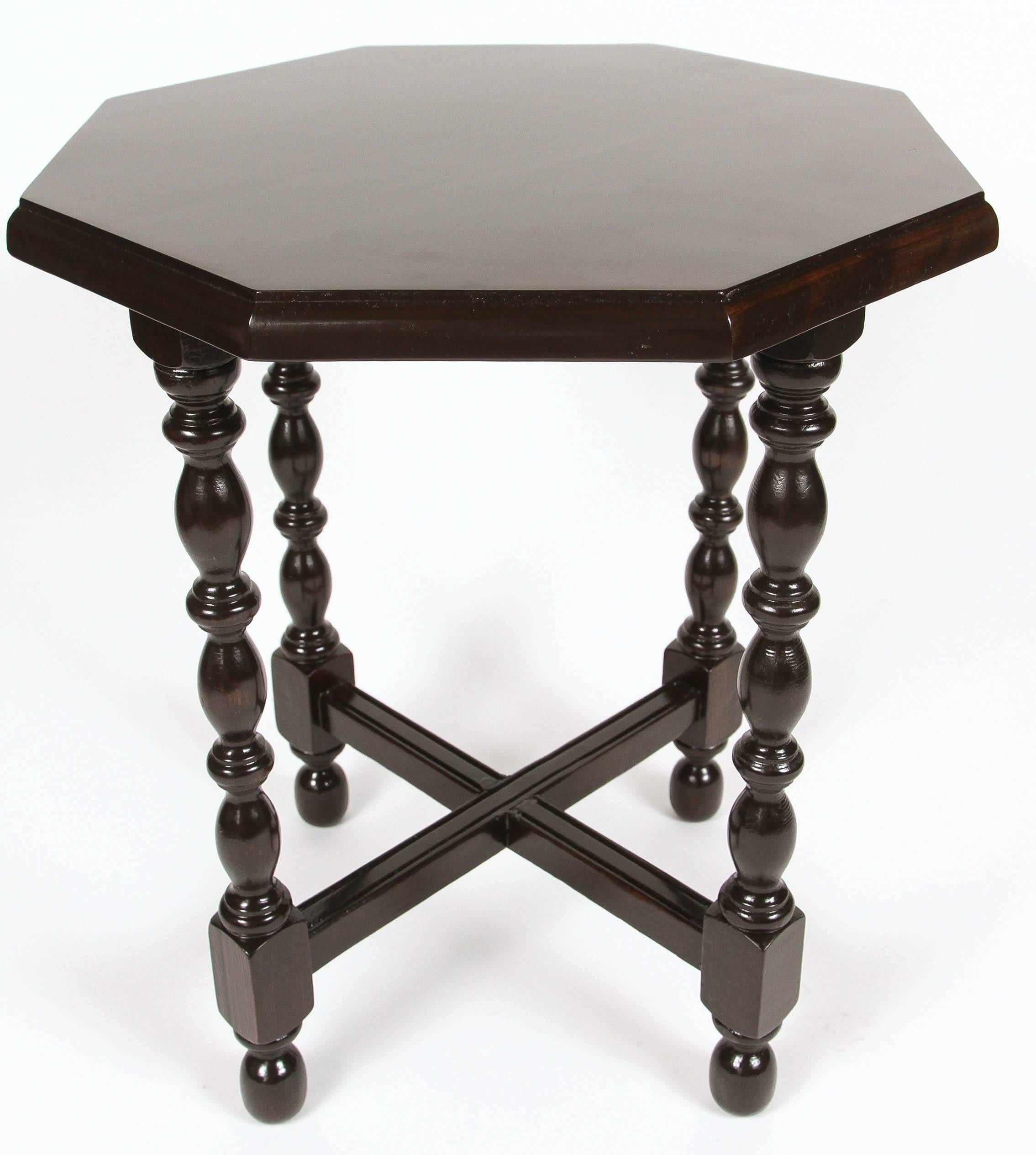 vintage octagon table