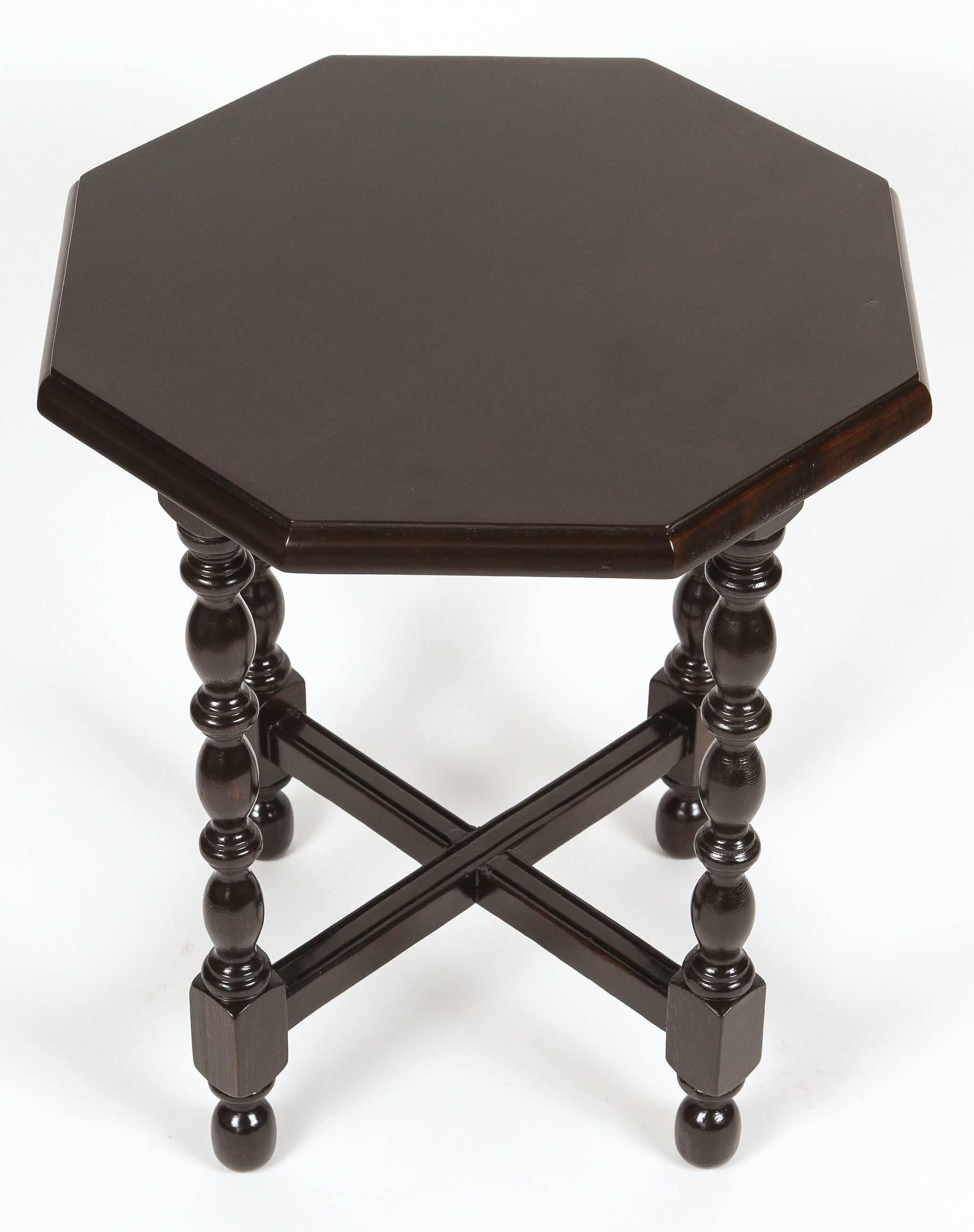antique octagon table