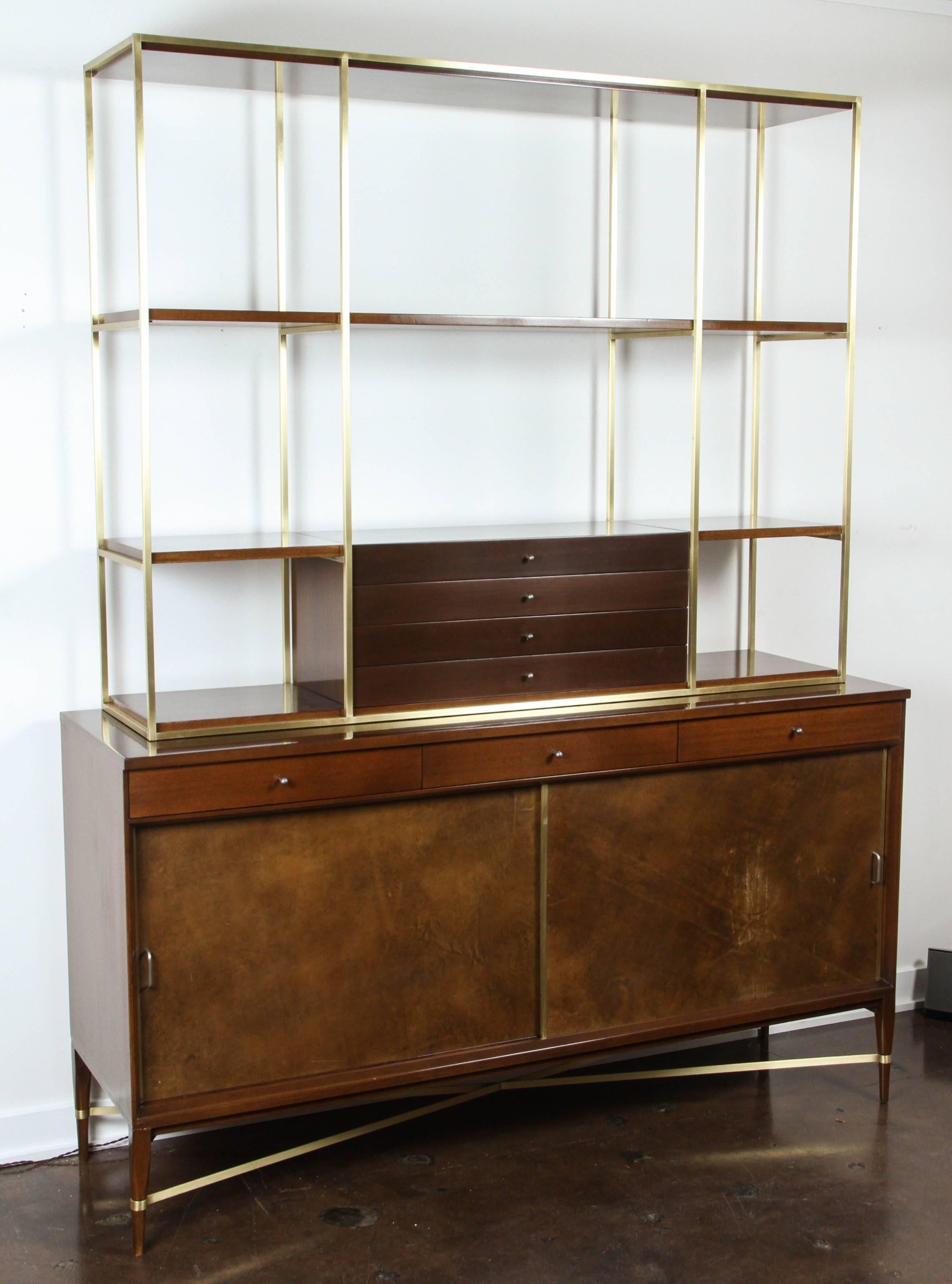 Paul McCobb for Calvin Group Wall Unit with Credenza 3