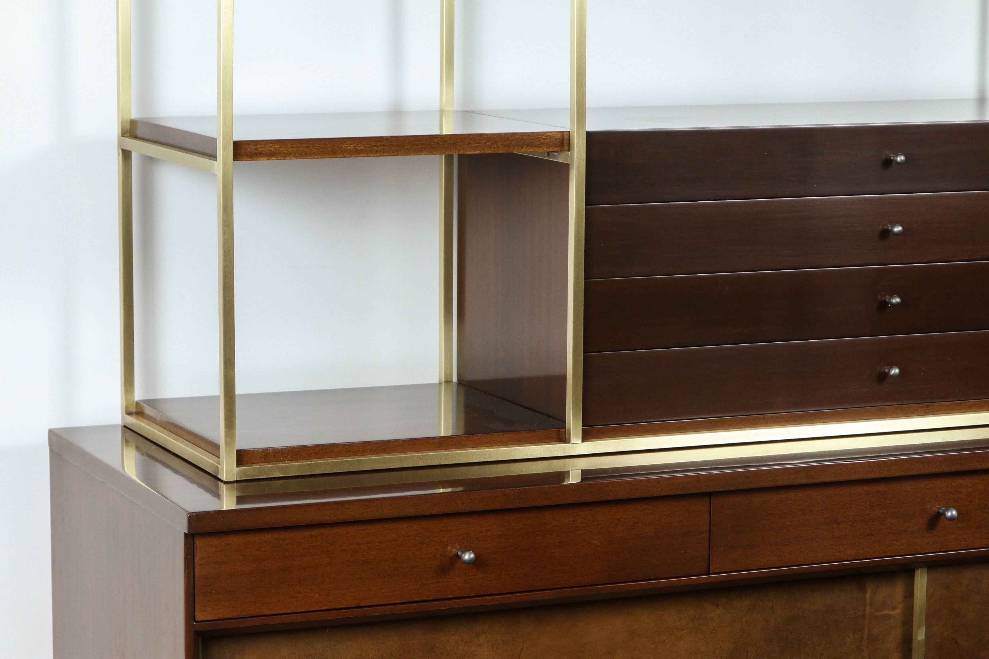 Paul McCobb for Calvin Group Wall Unit with Credenza 4
