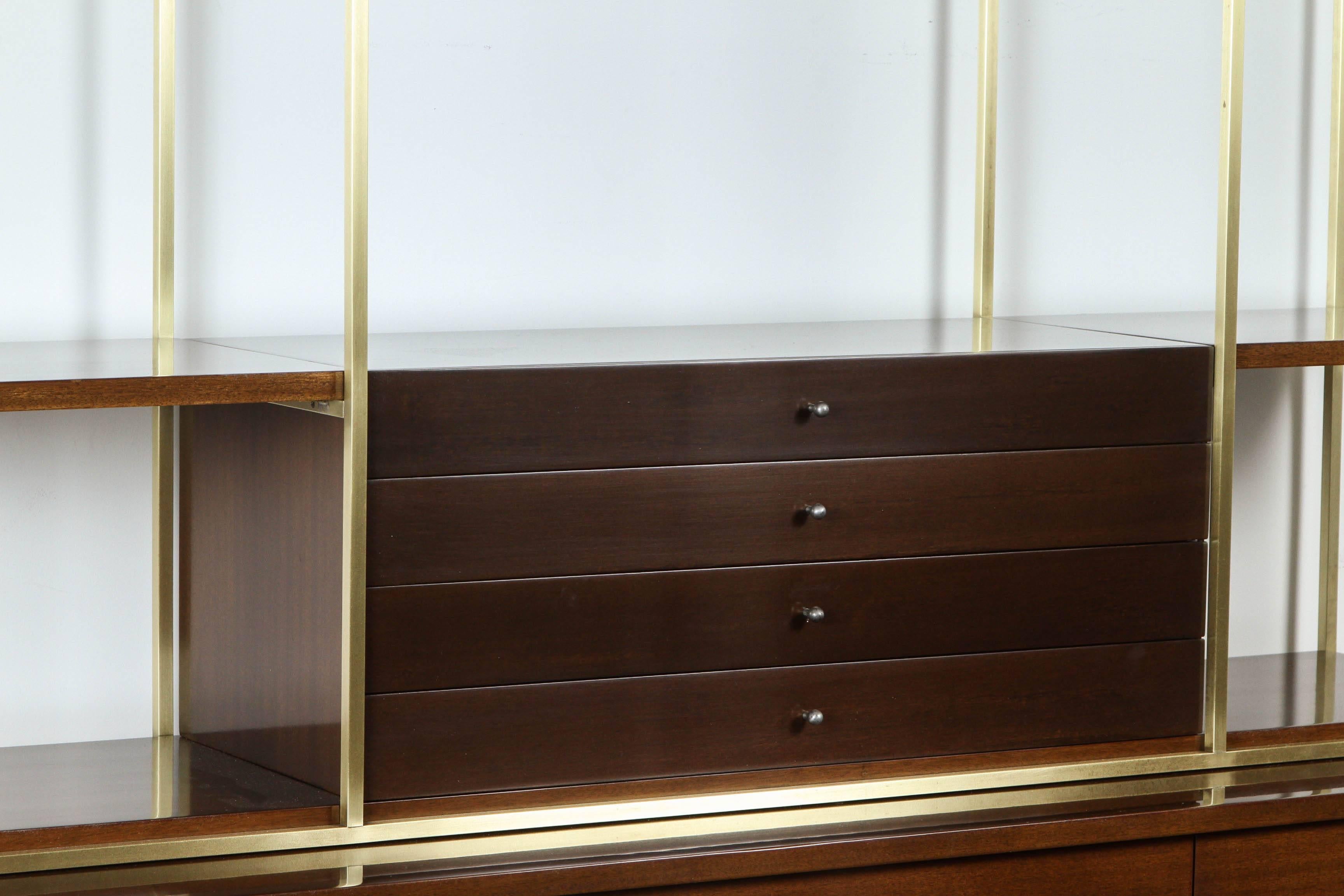 Paul McCobb for Calvin Group Wall Unit with Credenza 5