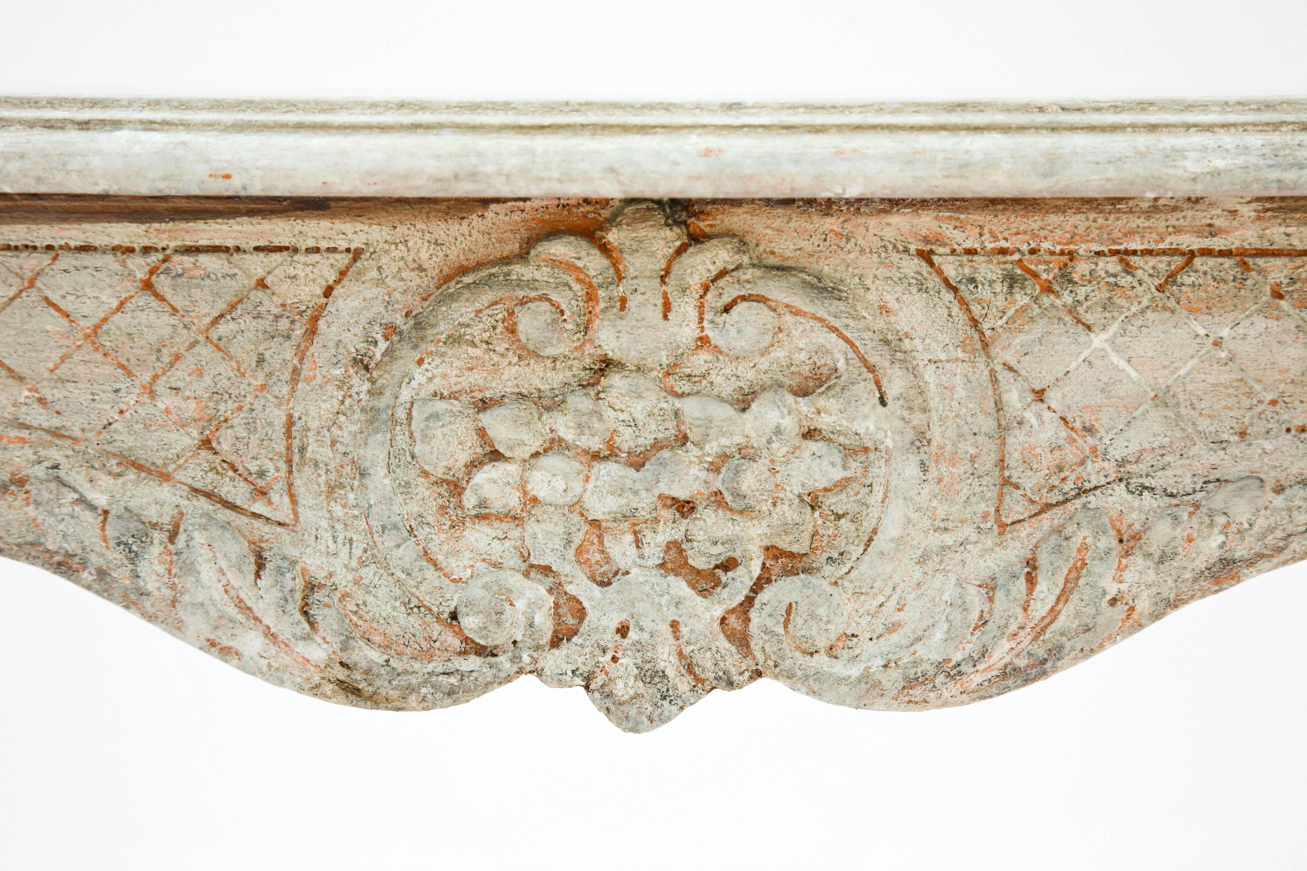 20th Century Pair of Painted End Tables