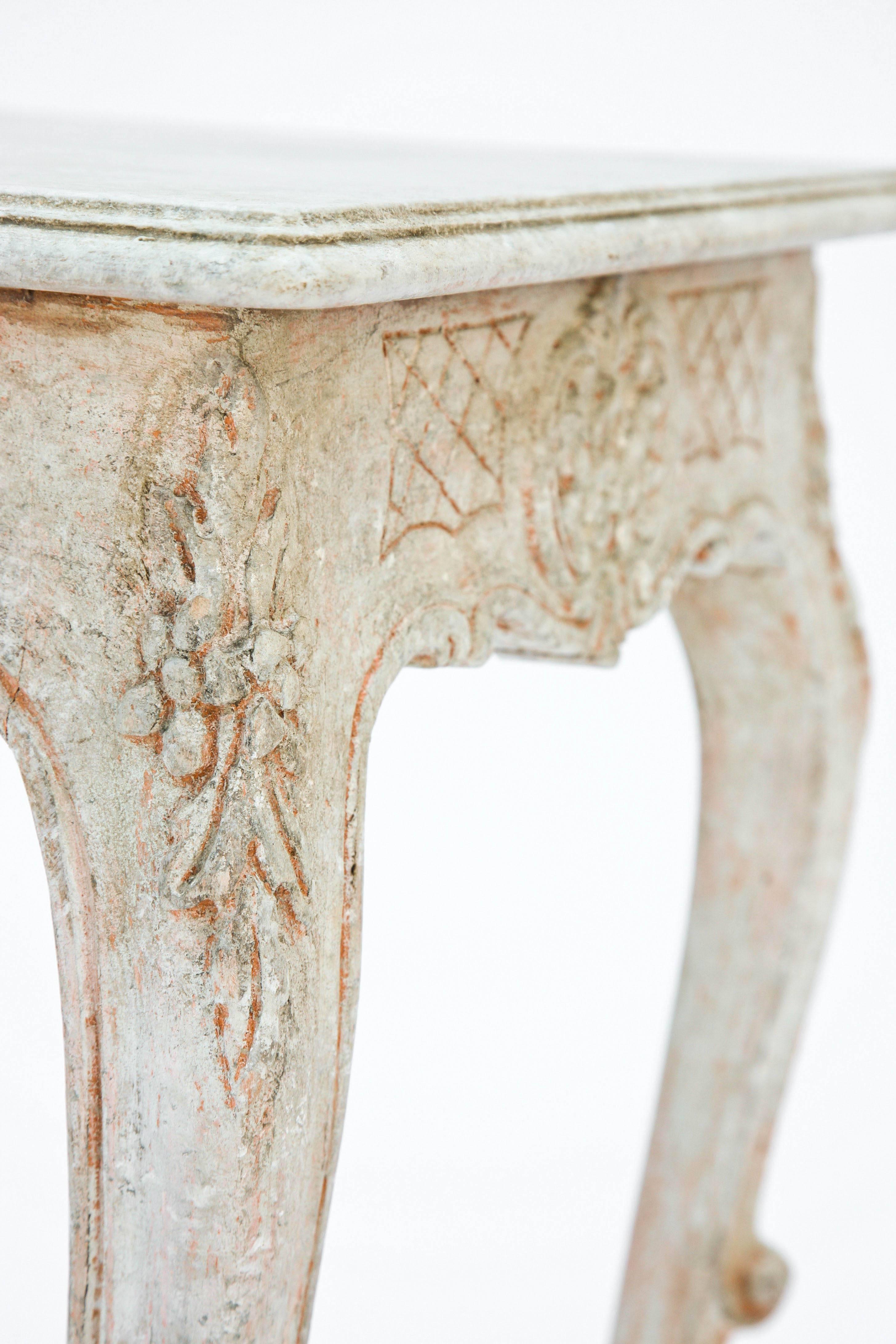 Wood Pair of Painted End Tables