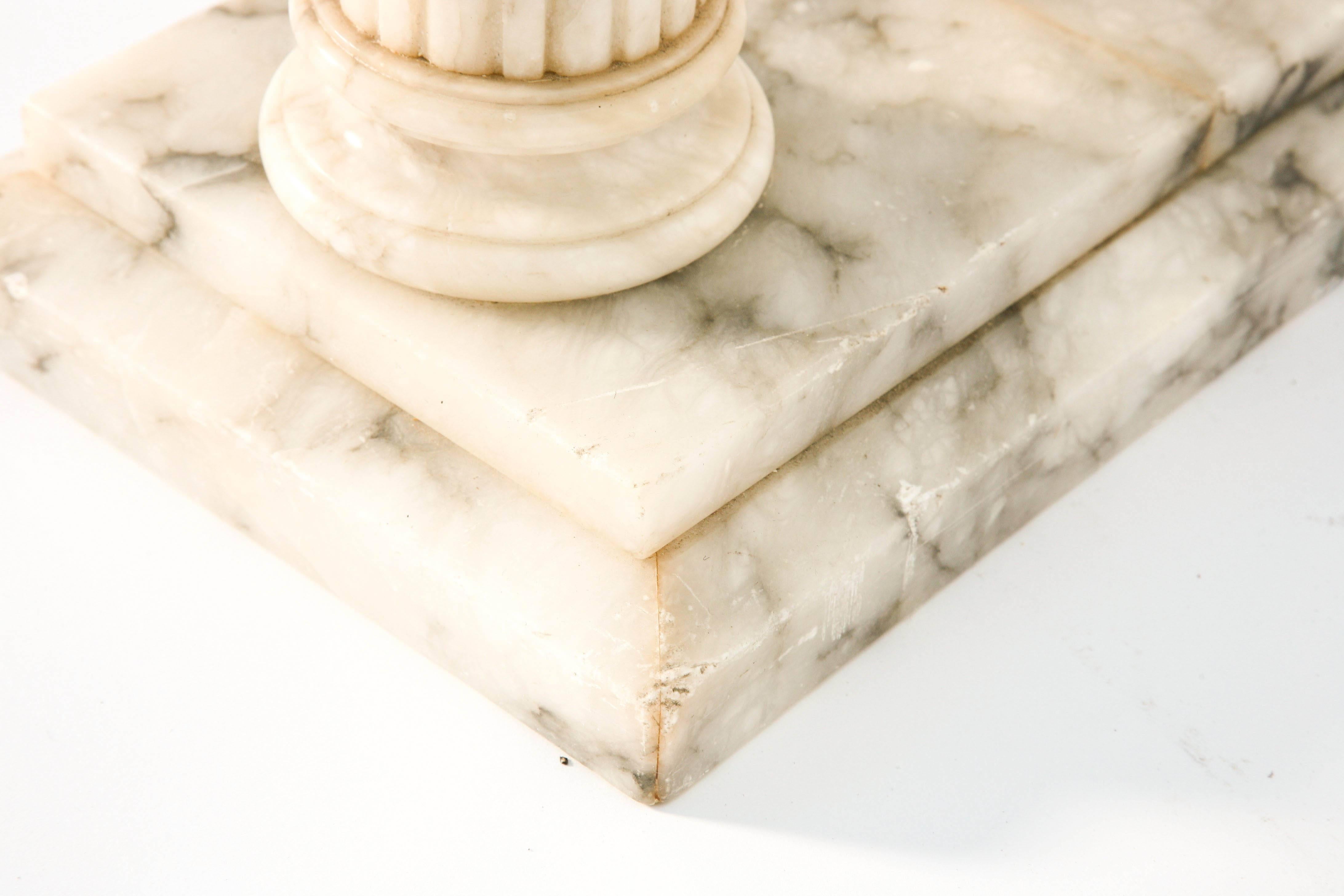 Pair of Italian Alabaster End Tables 2