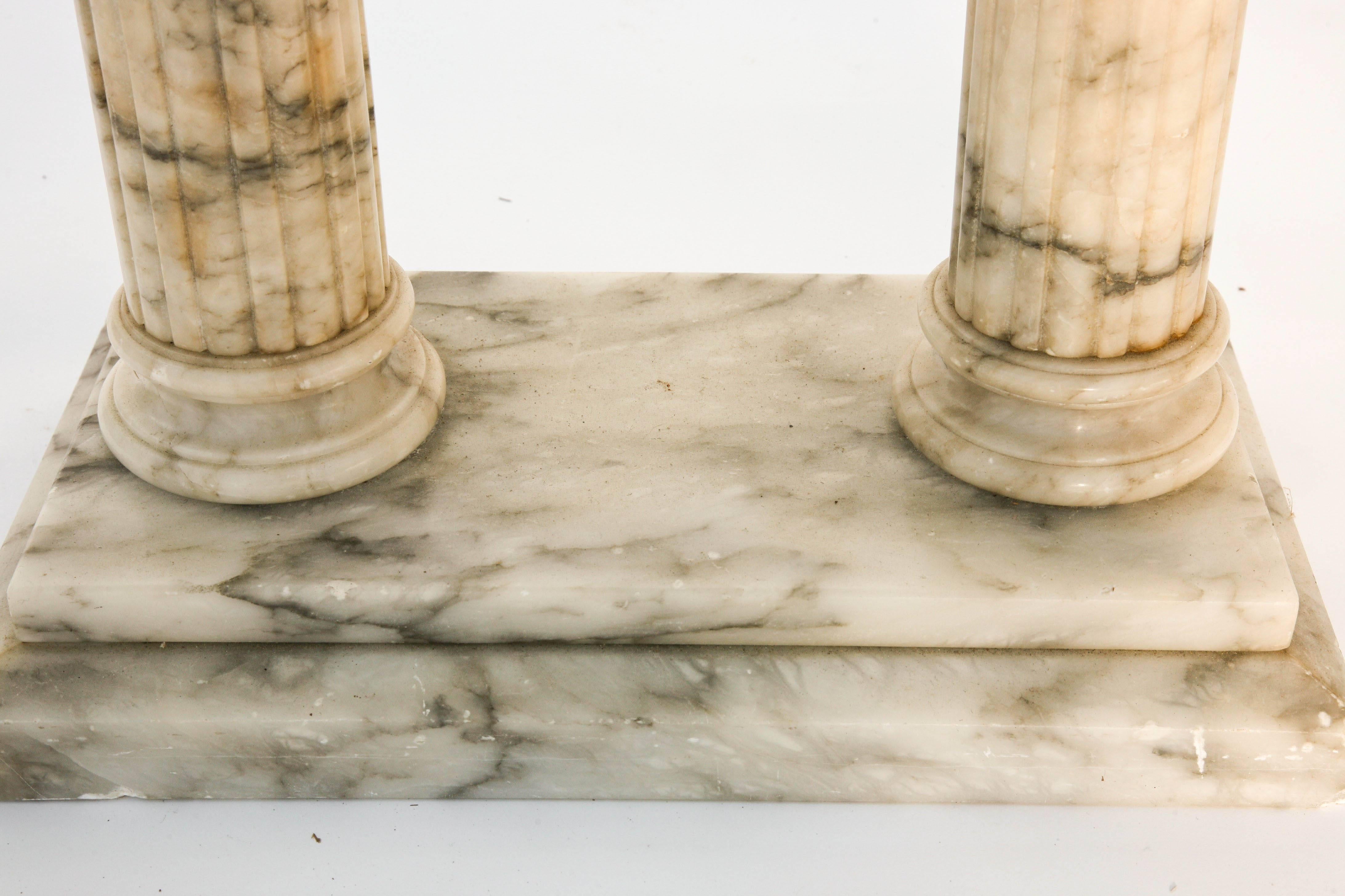 Pair of Italian Alabaster End Tables 4