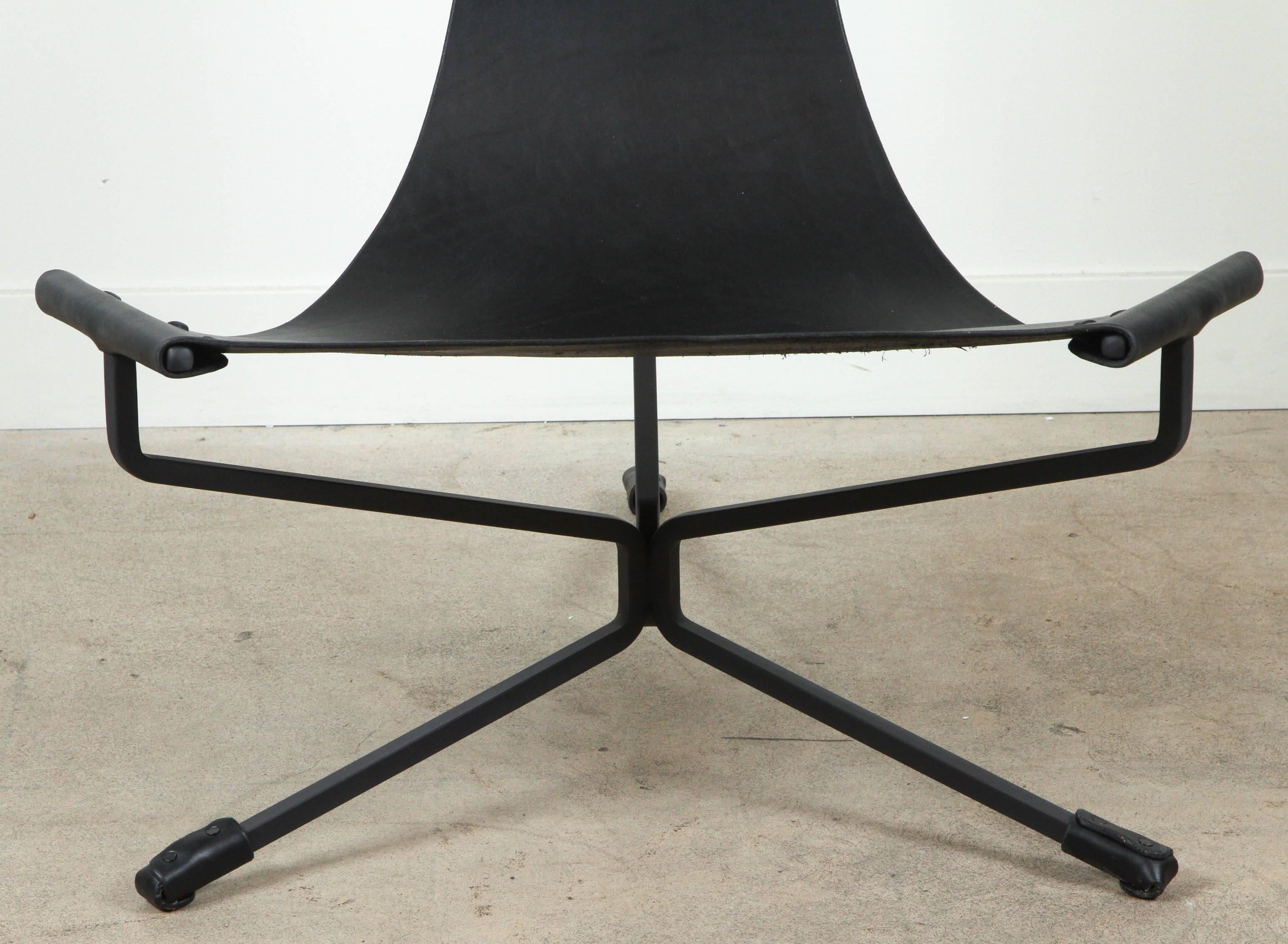 Lotus chair by Daniel Wenger. Also available in cognac leather.