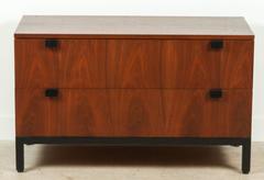 Two-Piece Walnut Cabinet by Dillingham