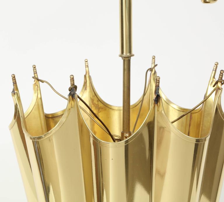 Italian Brass Umbrella Holder For Sale at 1stdibs