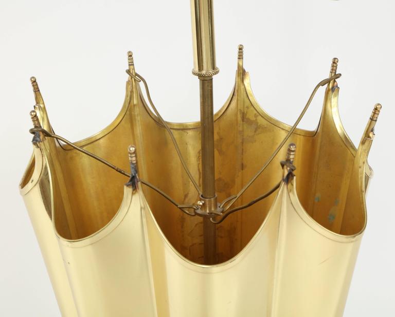 Italian Brass Umbrella Holder For Sale at 1stdibs
