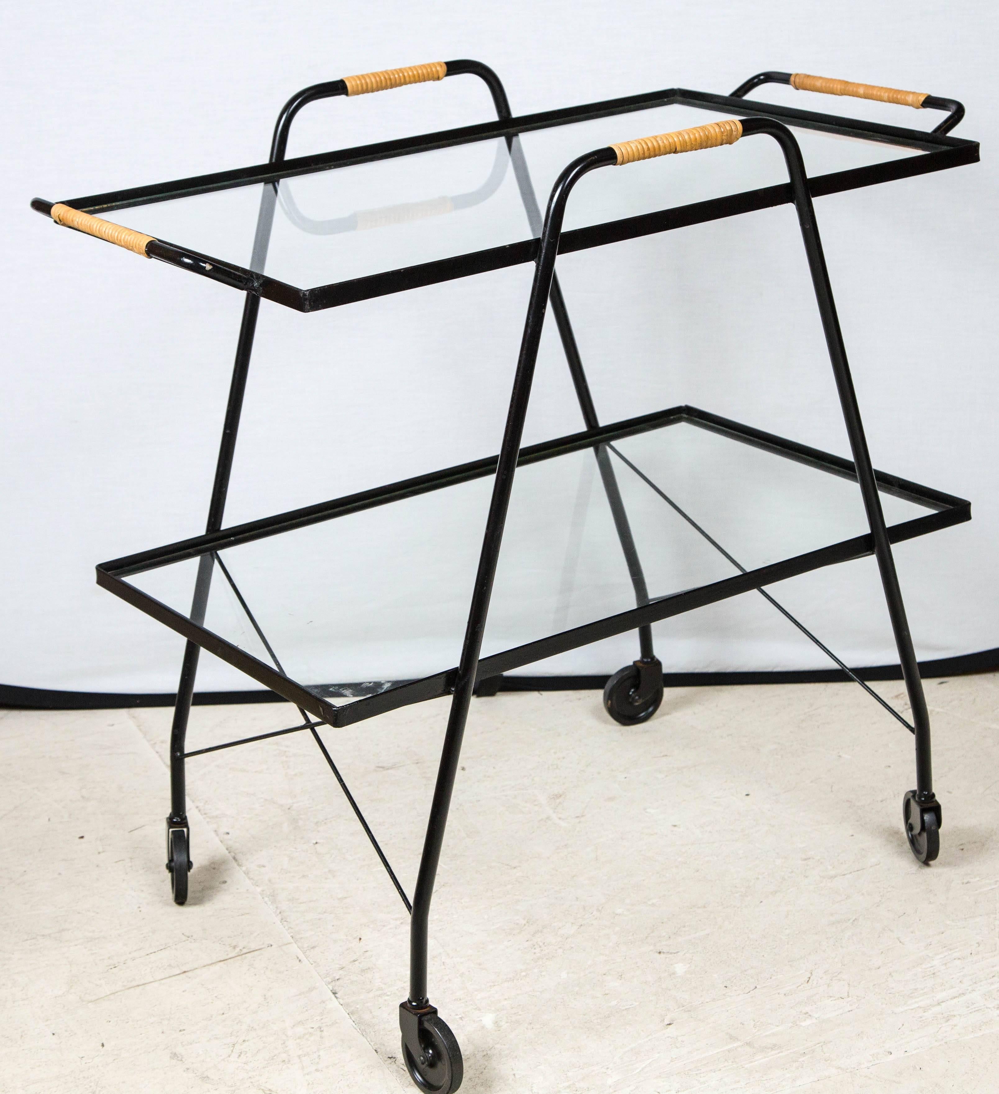 Iron 1950s Bar Cart