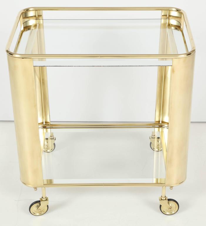 Brass Bar Cart at 1stDibs